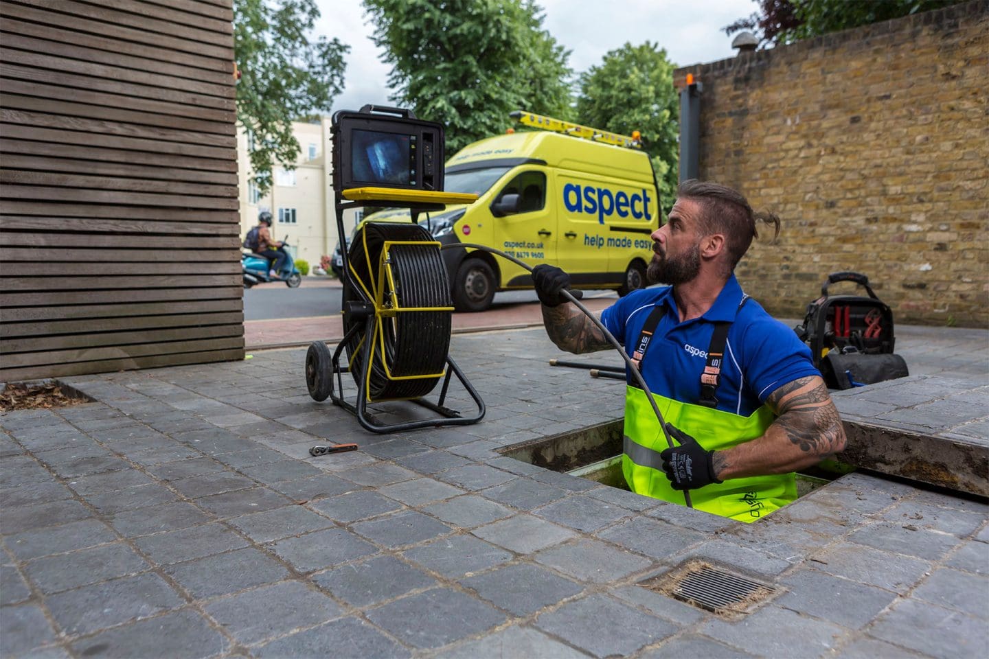 Aspect drainage contractor - CCTV camera surveys