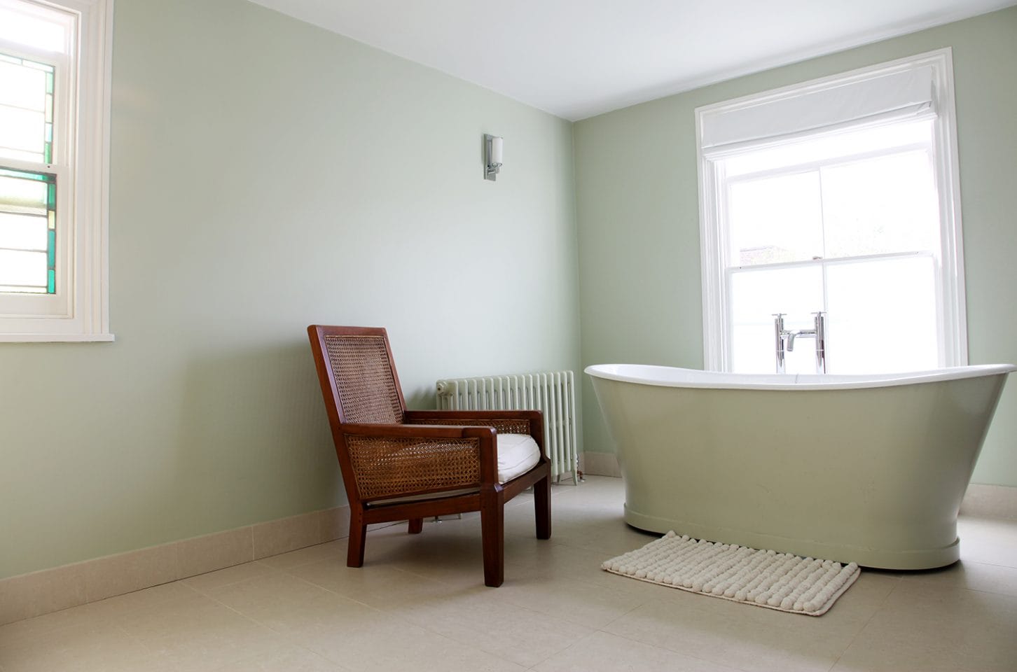 Bathroom refurbishment; finished bathroom