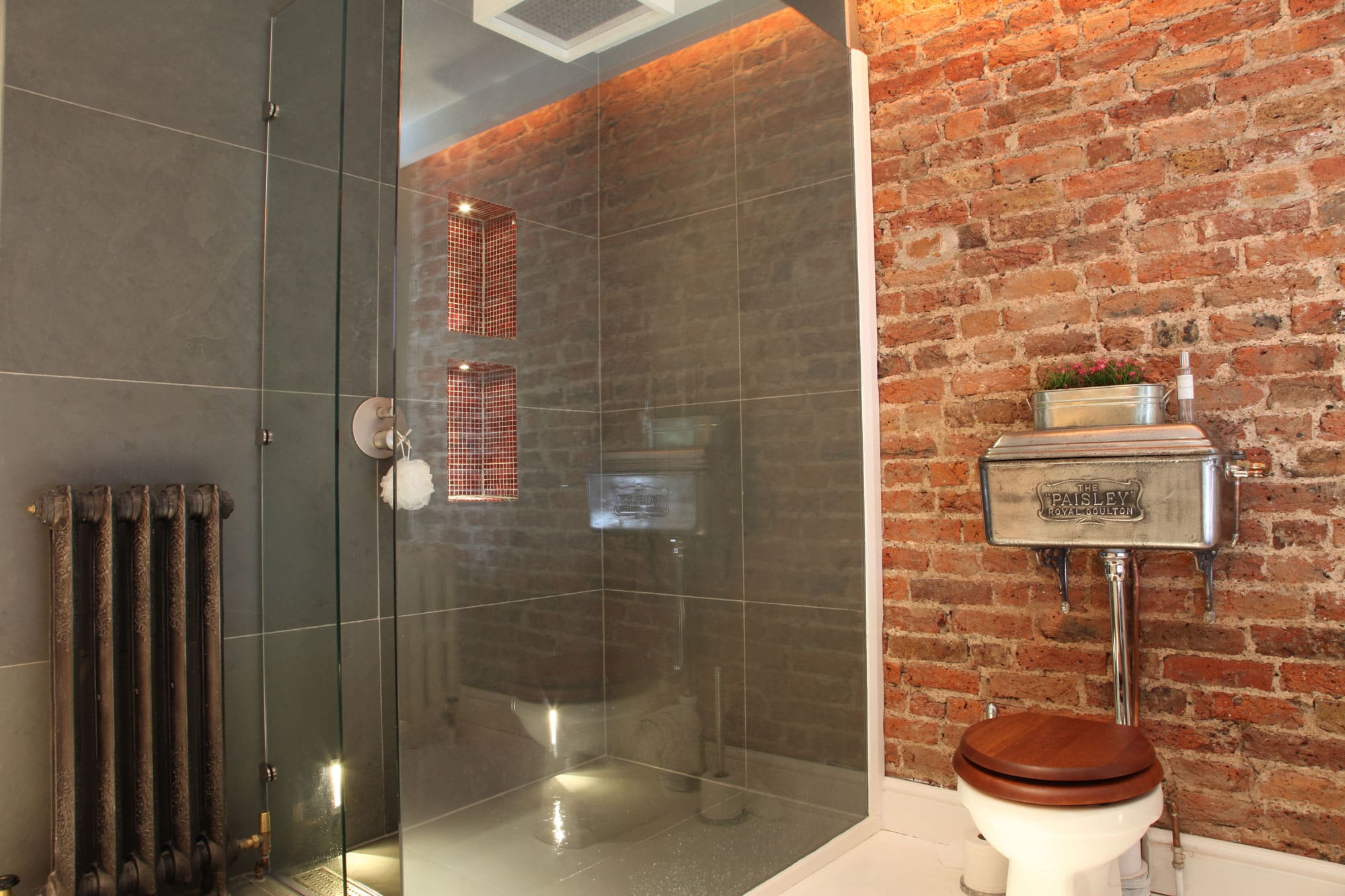 Bathroom refurbishment by Aspect. Completed bathroom and shower