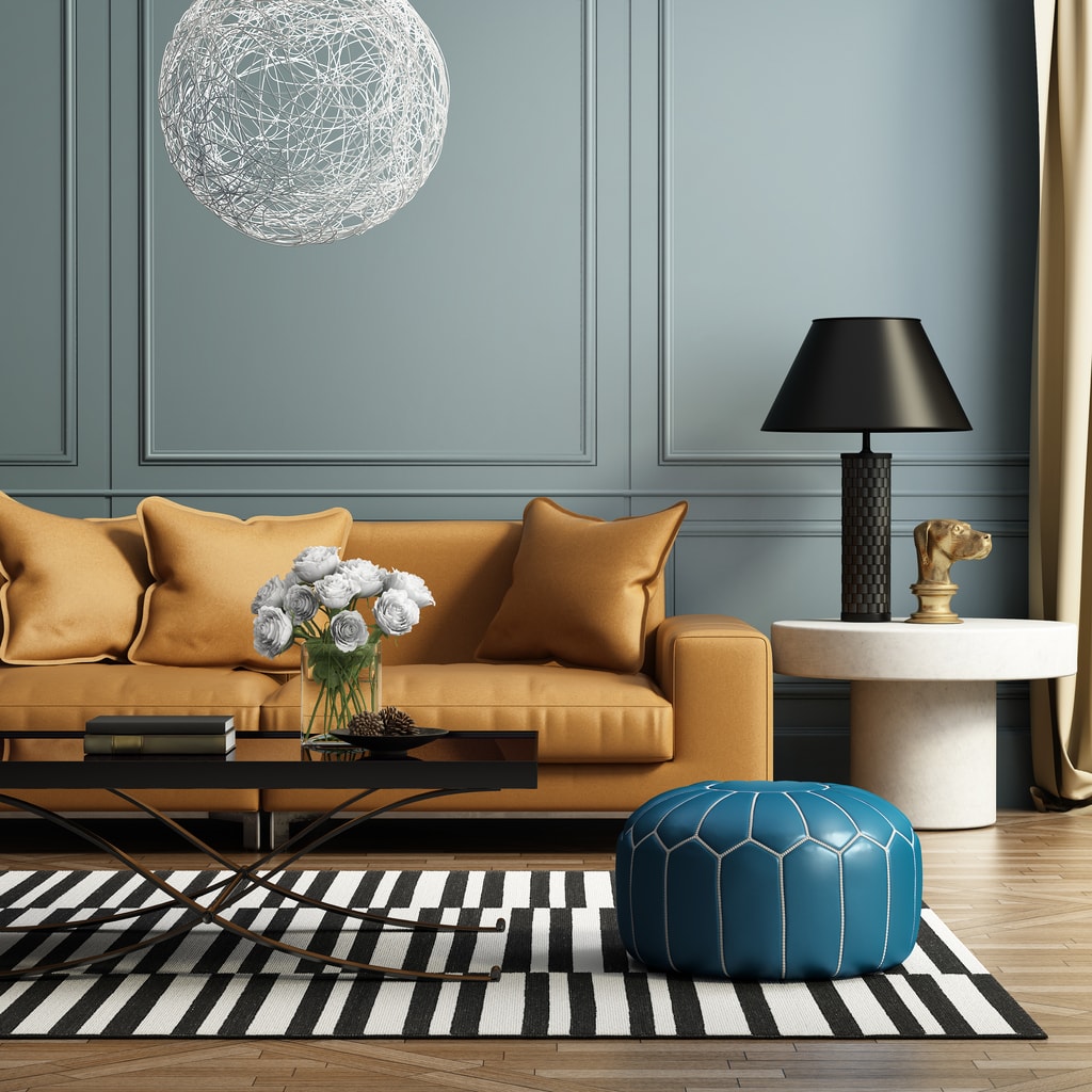 Painting and decorating - finished modern lounge