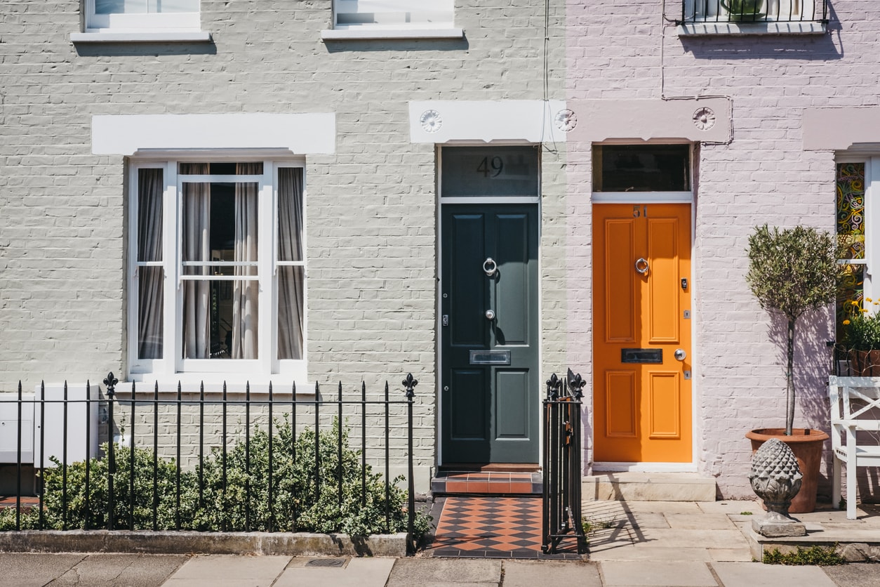 Painting and decorating - terrace houses in London