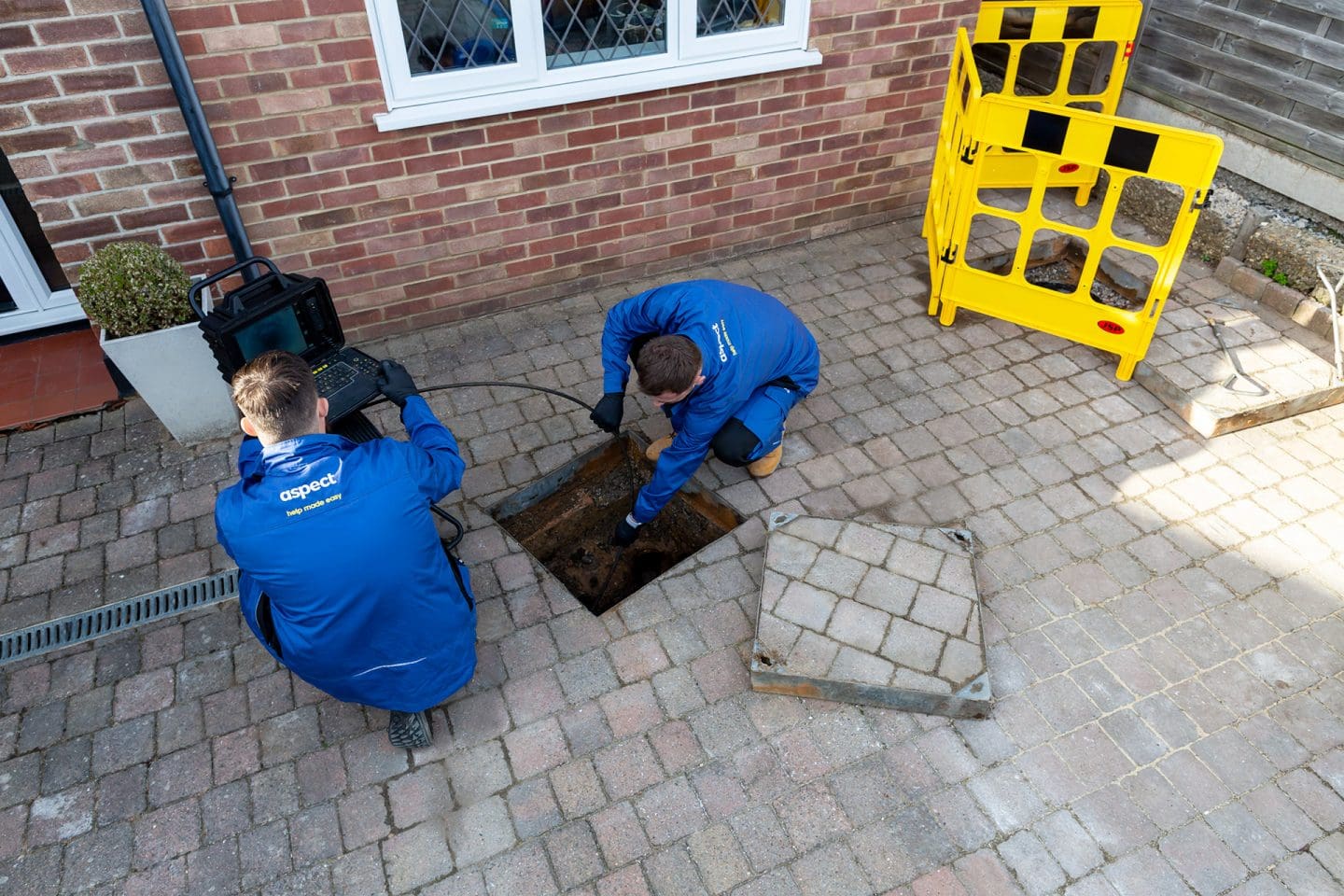 Drain mapping with Scanprobe CCTV equipment