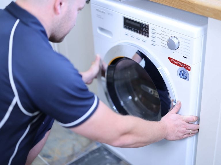 Washing machine and dishwasher installation