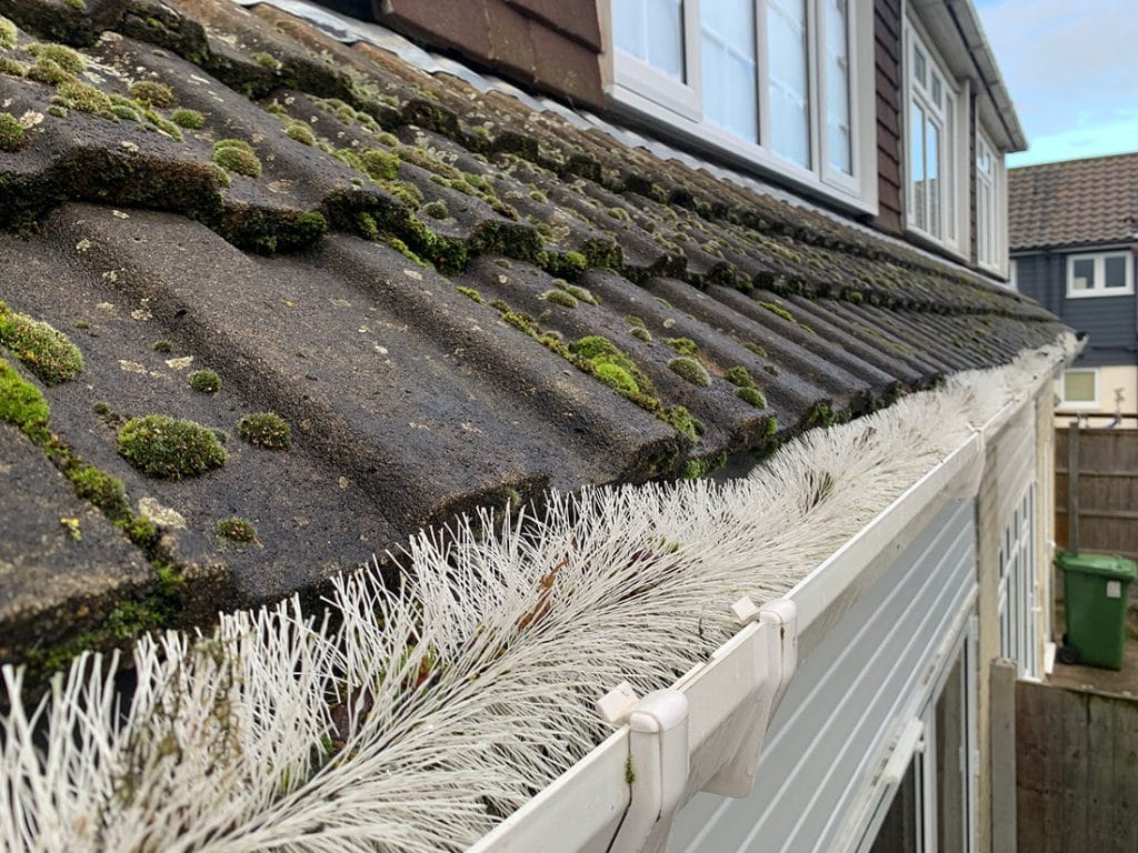 Gutter guard maintenance
